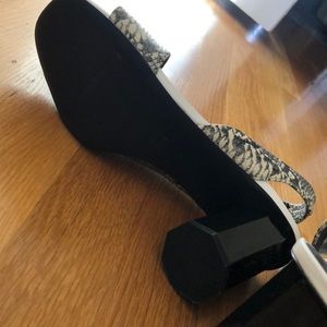 Donald Pilner Snake Skin Sling Backs, 9